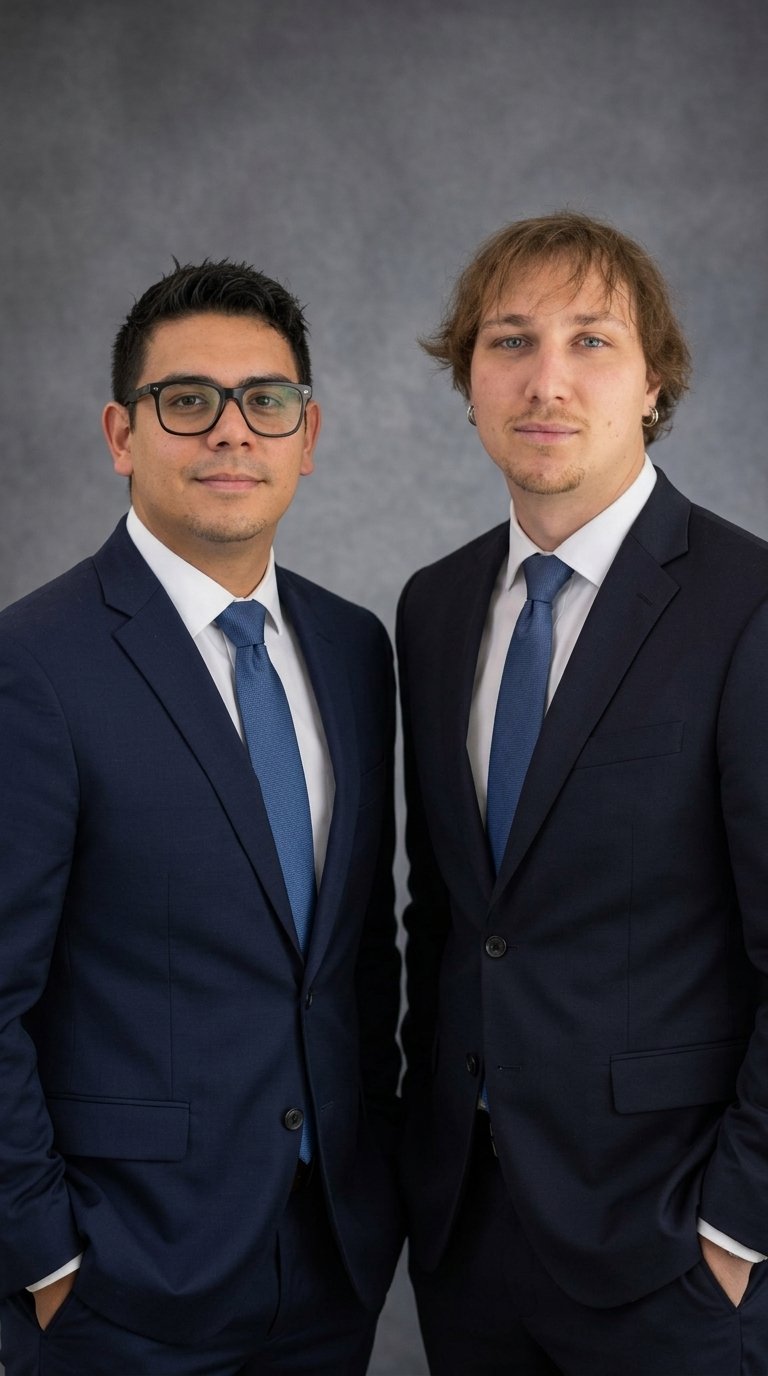 Ronnie James Botes and Keegan Shane Haumann, co-founders of Position Xero